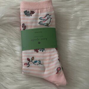 KATE SPADE Pink Colorblock Holiday Crew Socks (3 PAIRS)